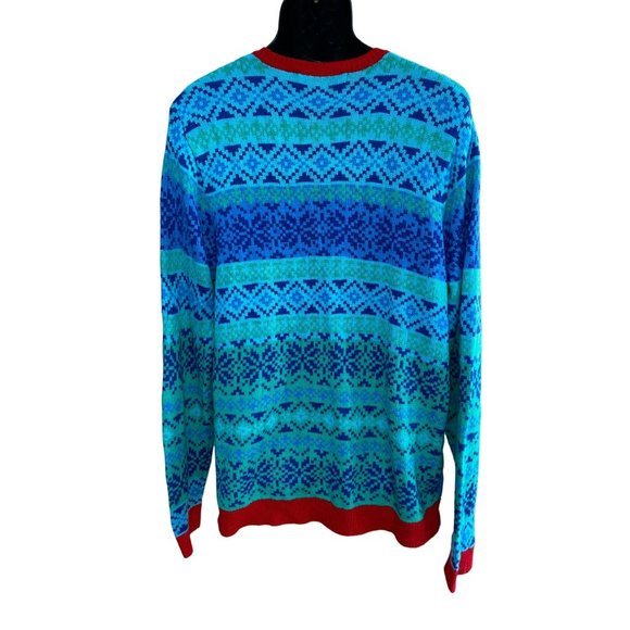 Flamingo Palm Tree Embellished Ugly Christmas Sweater Size XXL - Picture 8 of 8